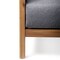 Armen Living Sienna Outdoor Eucalyptus Sofa in Teak Finish with Gray Cushions LCSISOWDTK - alternate 7